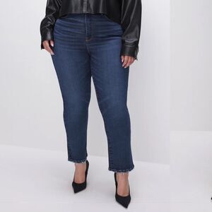 Good American Good Legs straight size 20 indigo